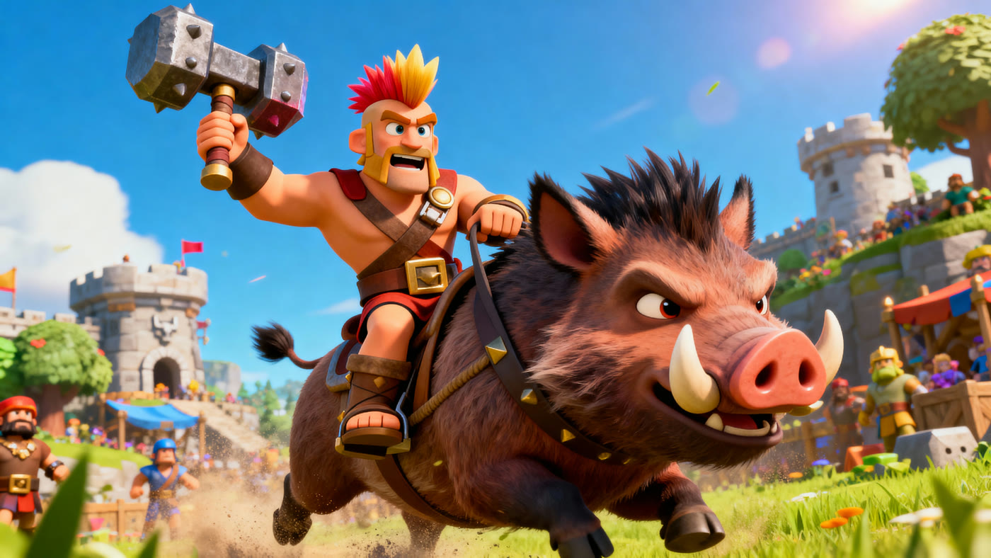 Coc 05 Hog Rider Assault