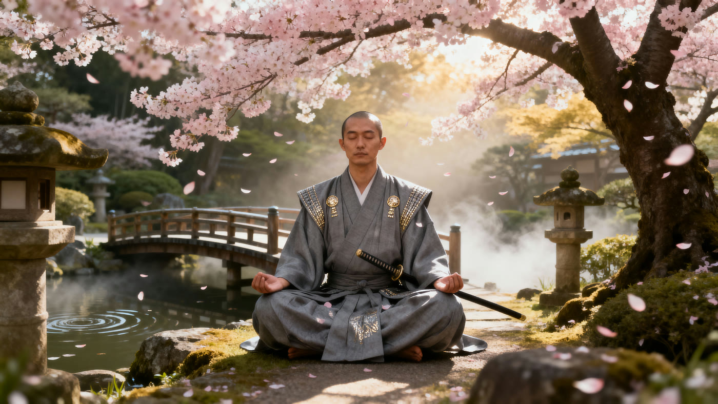 Samurai 02 Cherry Blossom Tranquility