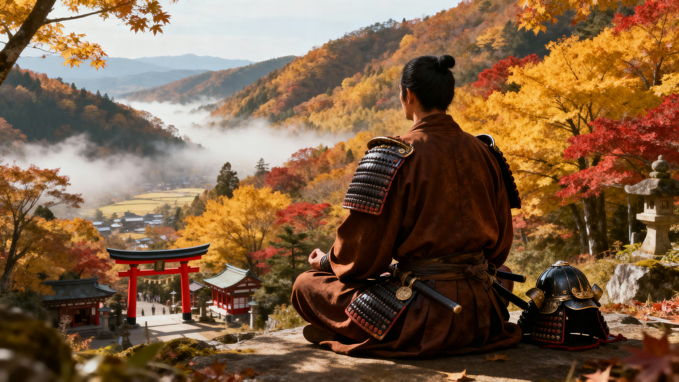 Samurai 04 Autumn Reflection Valley